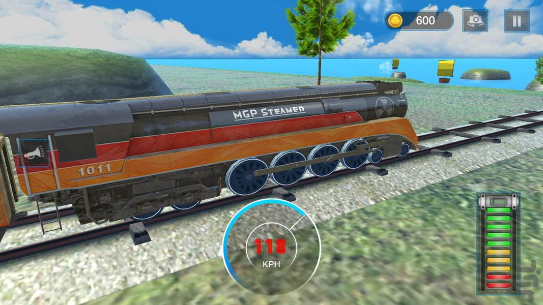 بازی قطار مسافربری - Gameplay image of android game