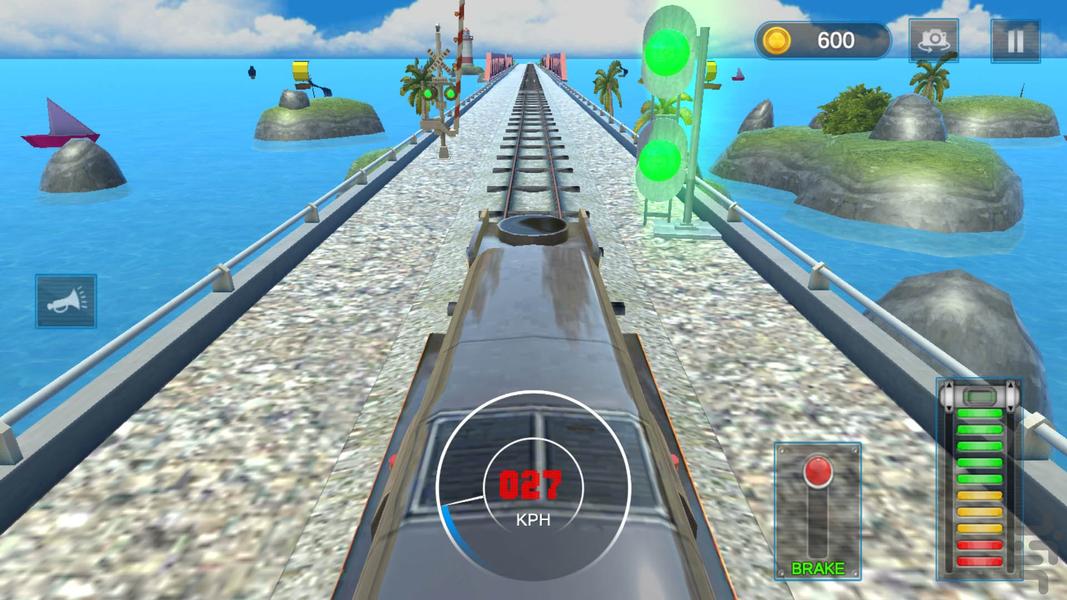 بازی قطار مسافربری - Gameplay image of android game