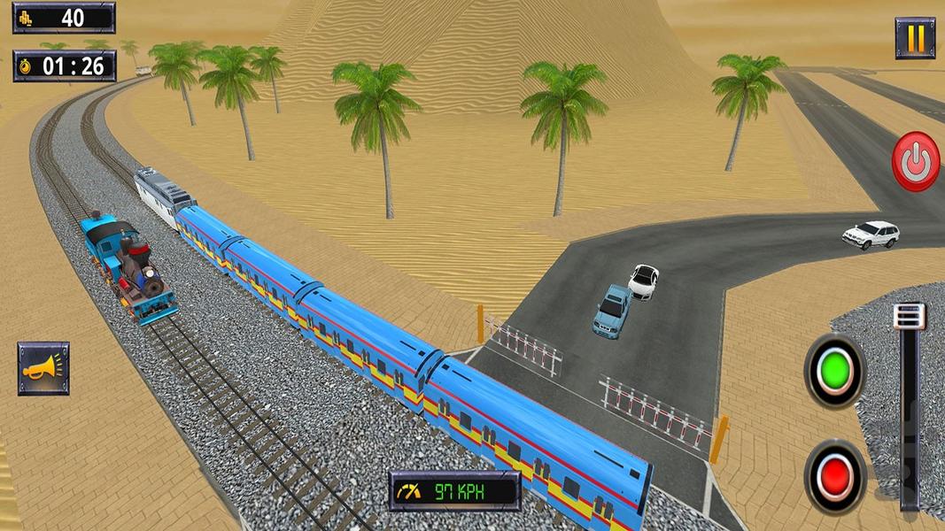 رانندگی با قطار مسافربری | بازی جدید - Gameplay image of android game