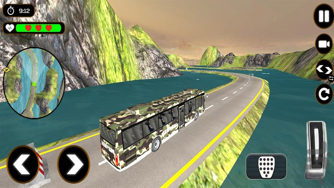 رانندگی با ماشین نظامی | ماشین بازی - Gameplay image of android game