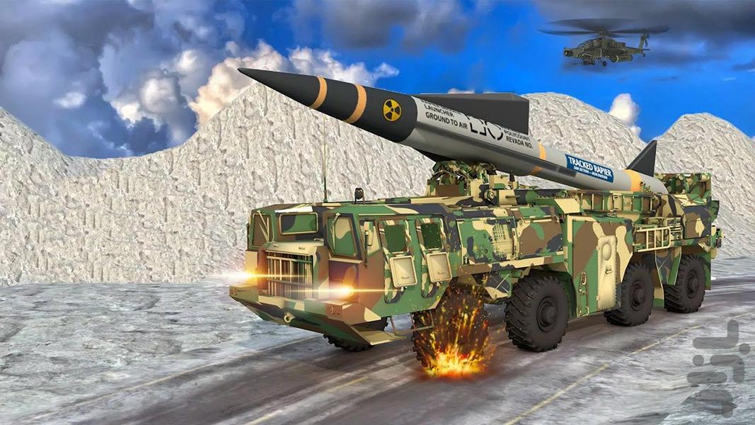 رانندگی با ماشین نظامی | ماشین بازی - Gameplay image of android game