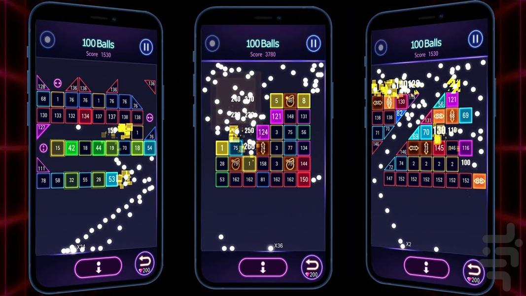 بازی توپ آجرشکن | بازی جدید - Gameplay image of android game