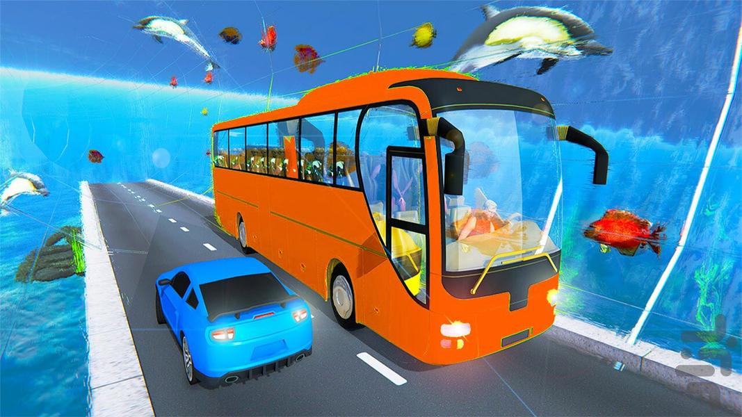 بازی اتوبوس روی آب | بازی جدید - عکس بازی موبایلی اندروید