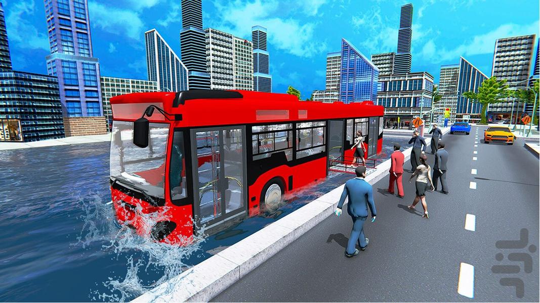 بازی اتوبوس روی آب | بازی جدید - عکس بازی موبایلی اندروید