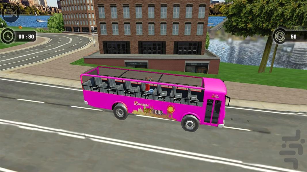 بازی اتوبوس روی آب | بازی جدید - Gameplay image of android game