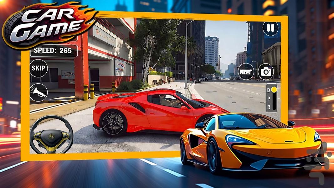 بازی رانندگی ماشین سرعتی - عکس بازی موبایلی اندروید