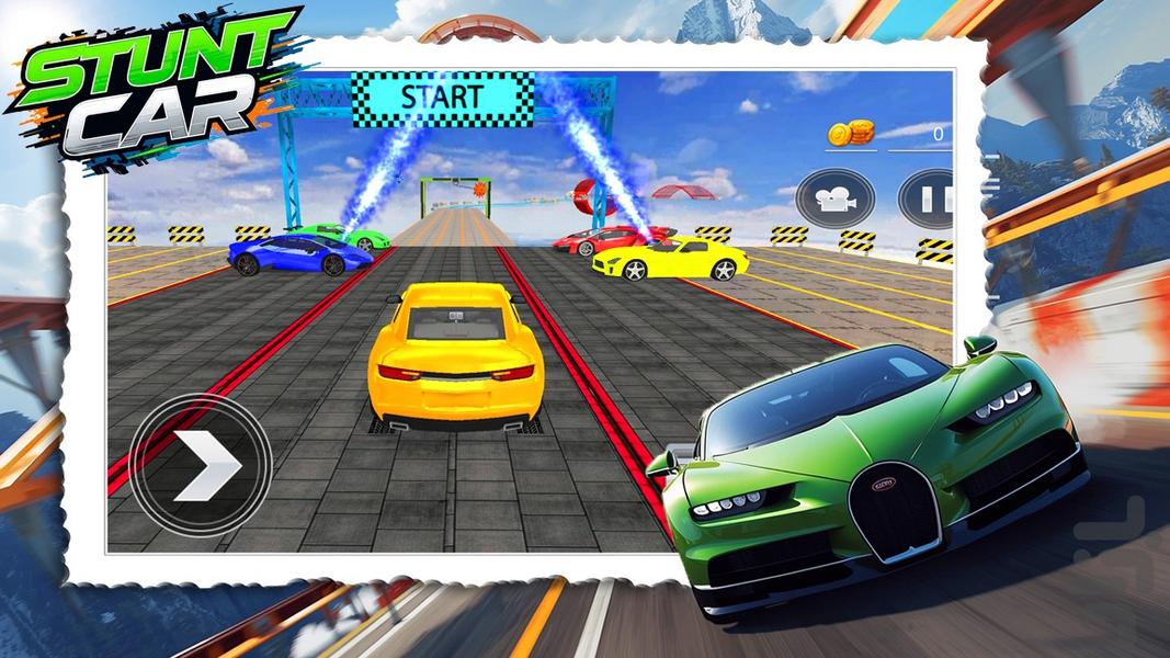 بازی ماشین مسابقه - عکس بازی موبایلی اندروید