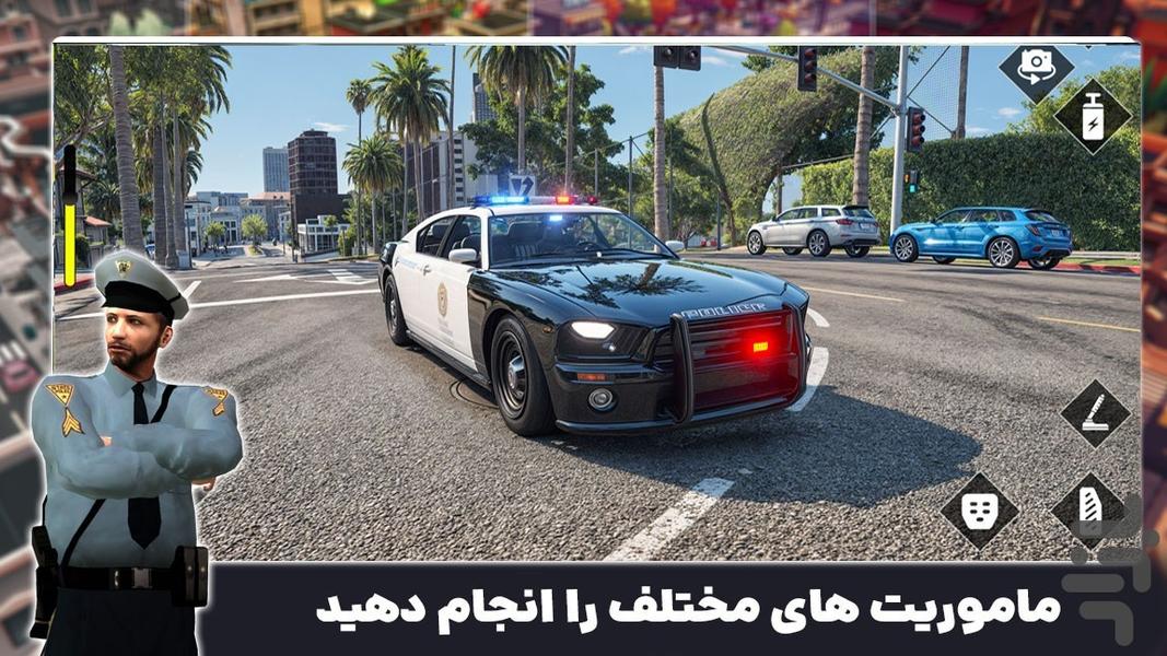بازی ماشین پلیس - Gameplay image of android game