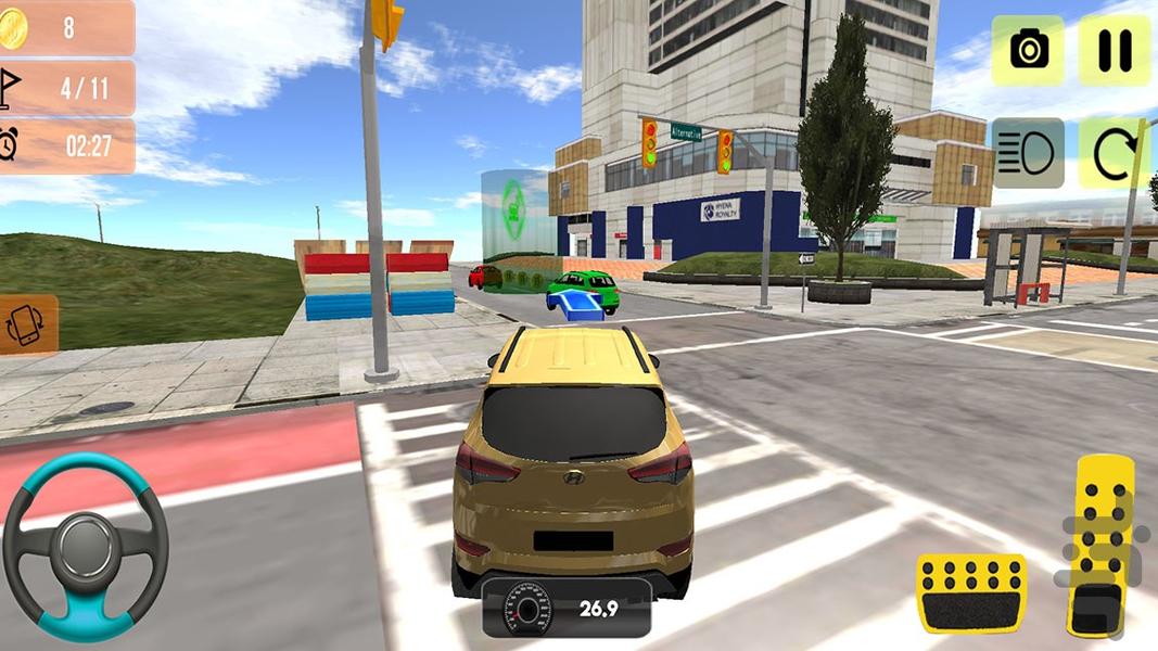 بازی رانندگی با توسان | بازی ماشین - عکس بازی موبایلی اندروید