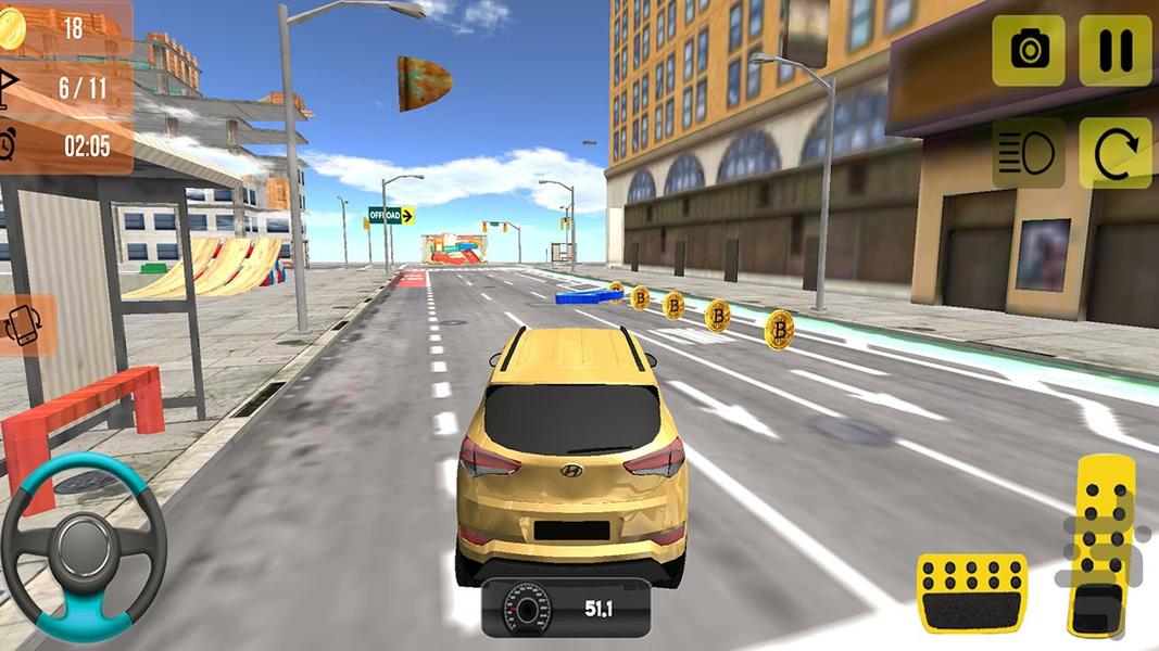 بازی رانندگی با توسان | بازی ماشین - عکس بازی موبایلی اندروید