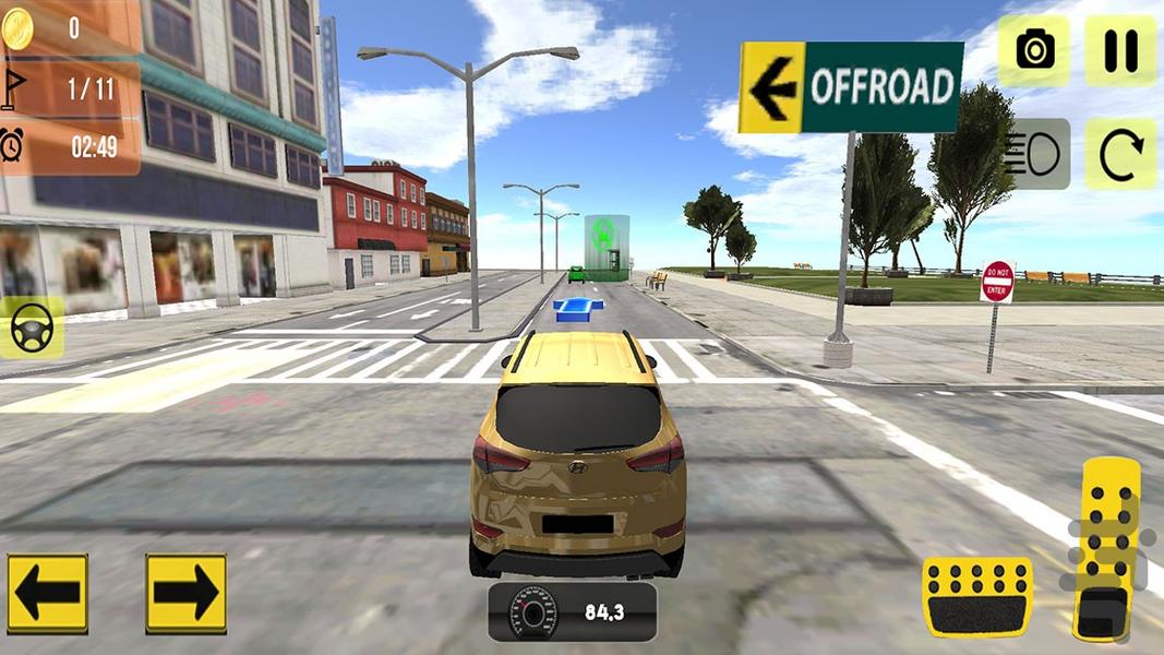 بازی رانندگی با توسان | بازی ماشین - عکس بازی موبایلی اندروید