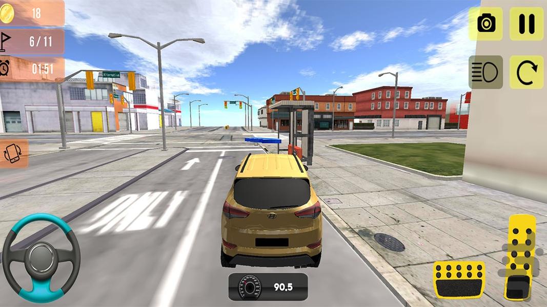 بازی رانندگی با توسان | بازی ماشین - Gameplay image of android game