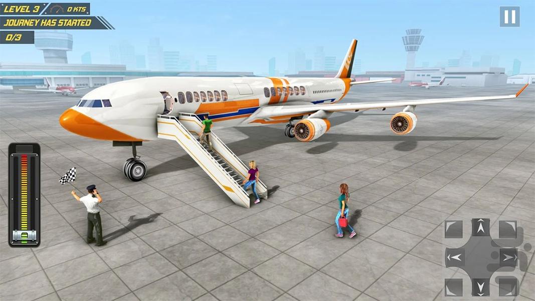 بازی هواپیما مسافربری | جدید - Gameplay image of android game