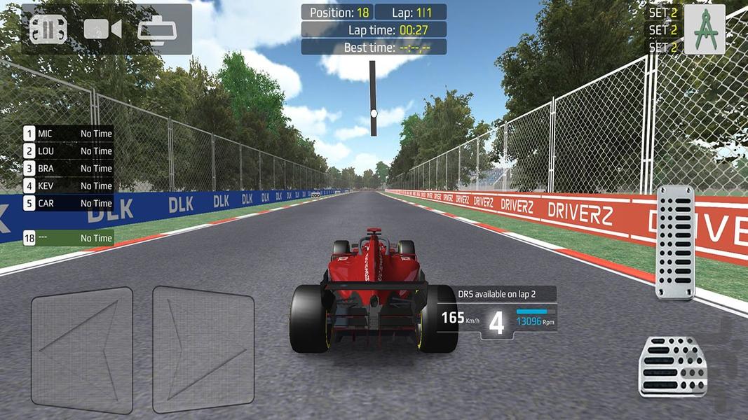 ماشین بازی فرمولی - Gameplay image of android game