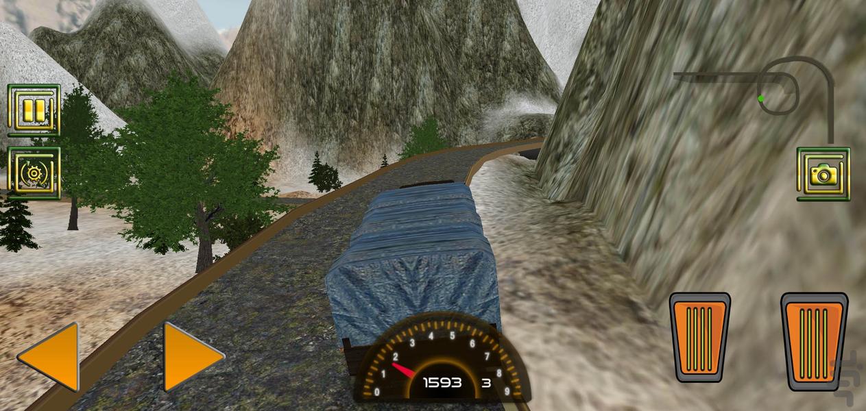 رانندگی با کامیون ارتشی |کامیون بازی - عکس بازی موبایلی اندروید