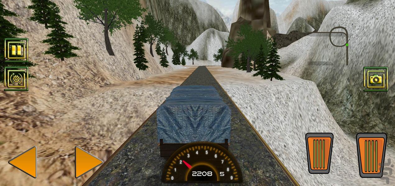 رانندگی با کامیون ارتشی |کامیون بازی - عکس بازی موبایلی اندروید