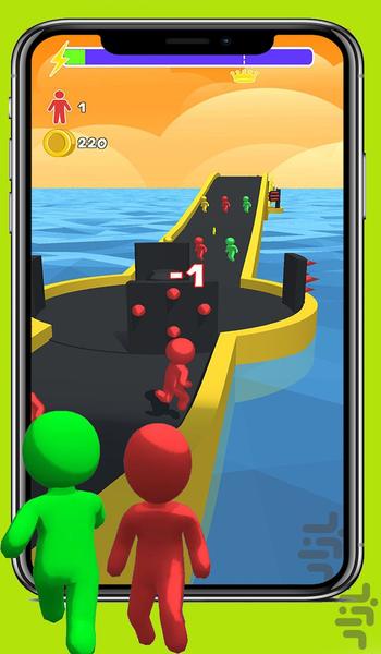 بازی هجوم آدمک های رنگی | بازی جدید - Gameplay image of android game
