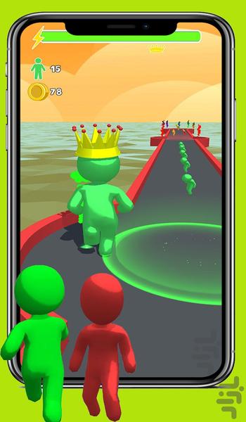 بازی هجوم آدمک های رنگی | بازی جدید - Gameplay image of android game