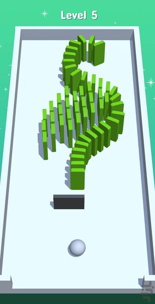 دومینو 1000 مرحله ای | بازی جدید - Gameplay image of android game