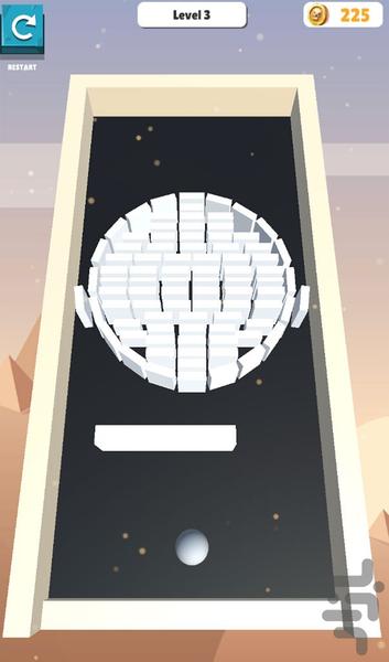 بازی دومینو 1000 مرحله ای - Gameplay image of android game