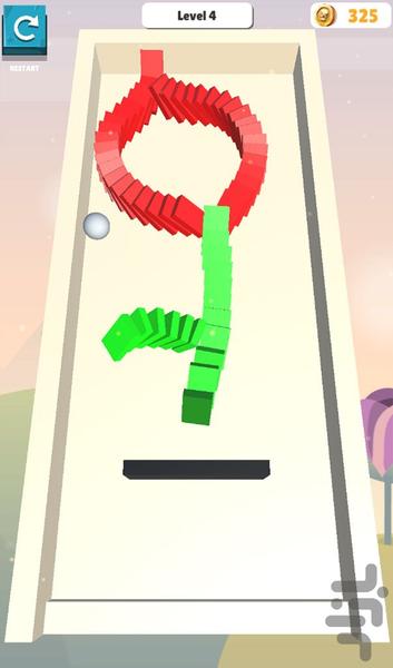 بازی دومینو 1000 مرحله ای - Gameplay image of android game