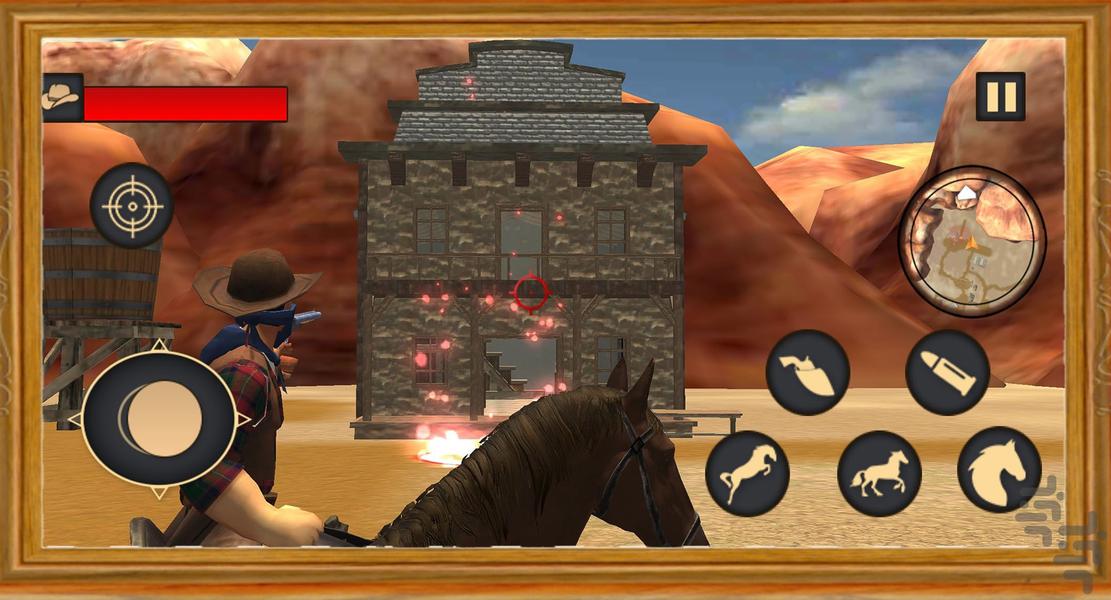 بازی جدید تفنگی غرب وحشی - Gameplay image of android game