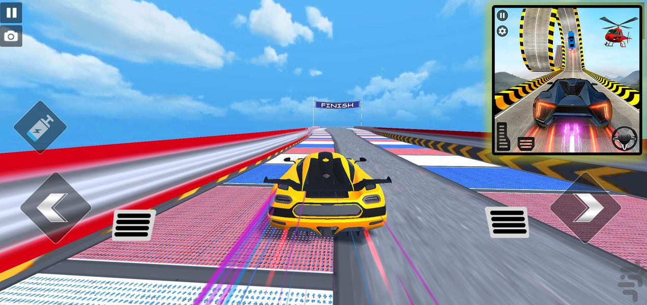 بازی ماشین مسابقه ای - Gameplay image of android game