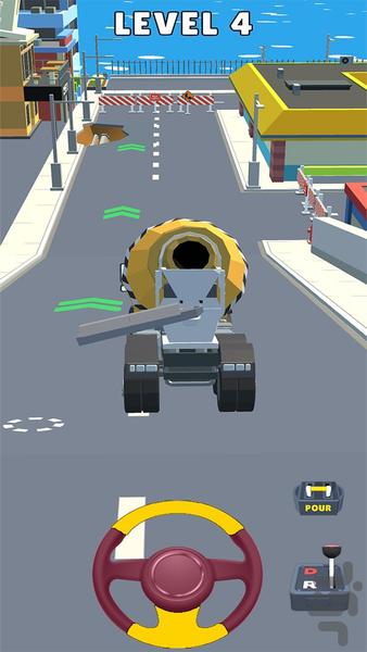 بازی جدید | ماشین میکسر سیمان - Gameplay image of android game