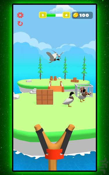 شلیک به مرغابی ها | تفنگ بازی جدید - Gameplay image of android game