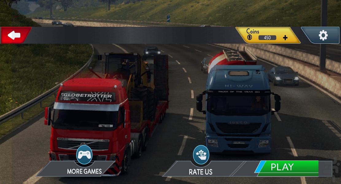 بازی کامیون سواری | کامیون بازی - Gameplay image of android game