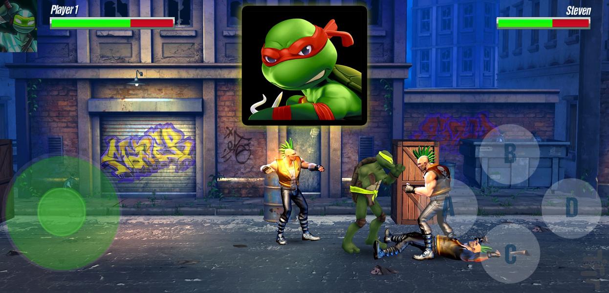 بازی لاک پشتهای نینجا | بازی جدید - Gameplay image of android game