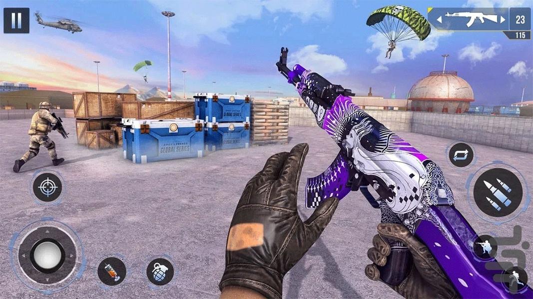 بازی جنگی | تفنگ بازی - Gameplay image of android game