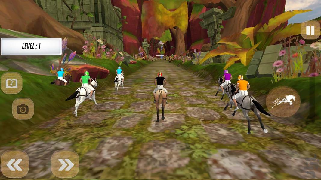 بازی اسب سواری - Gameplay image of android game