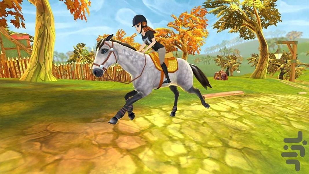 بازی اسب سواری - Gameplay image of android game