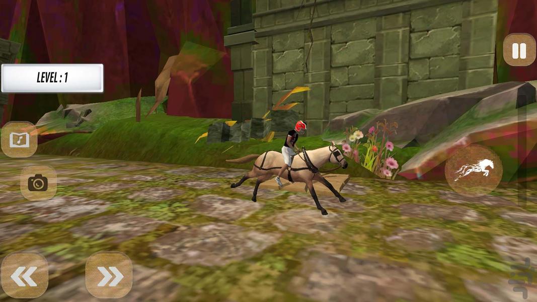 بازی اسب سواری - Gameplay image of android game