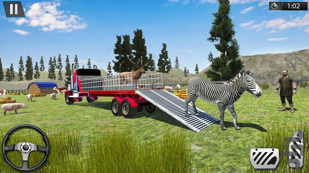 ماشین بازی حمل حیوان - عکس بازی موبایلی اندروید