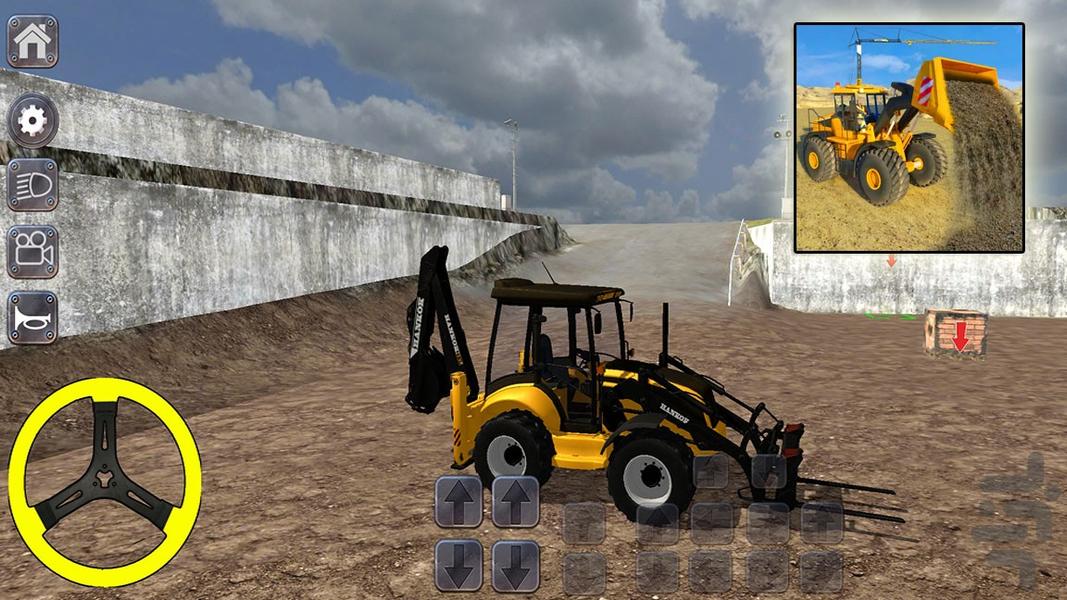 بازی رانندگی با لودر | بازی جدید - عکس بازی موبایلی اندروید