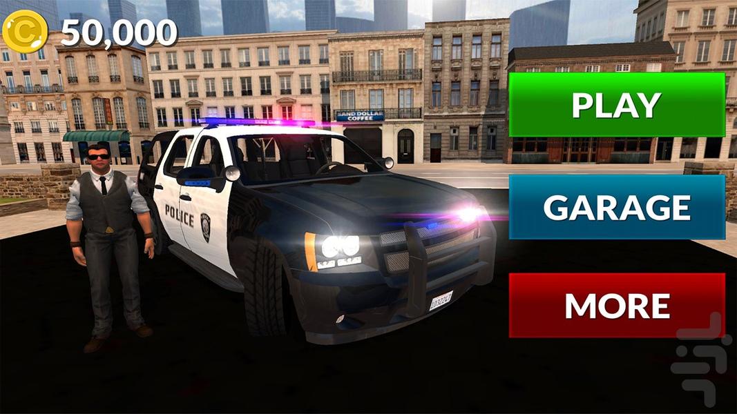بازی ماشین پلیس جدید - Gameplay image of android game