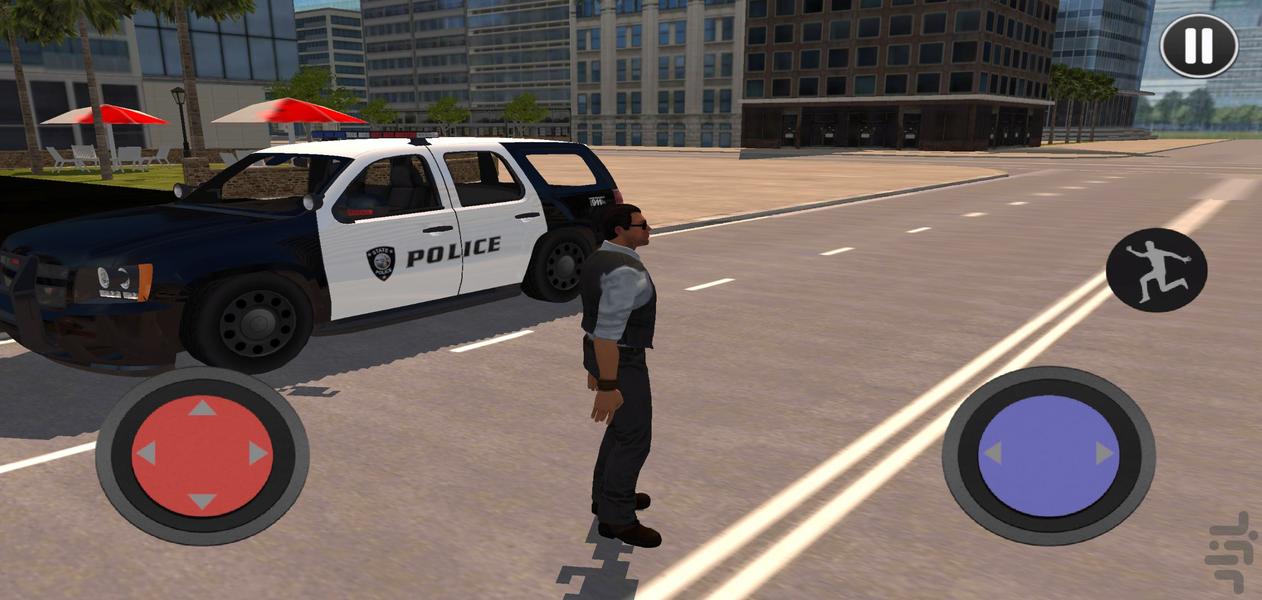 بازی ماشین پلیس جدید - Gameplay image of android game