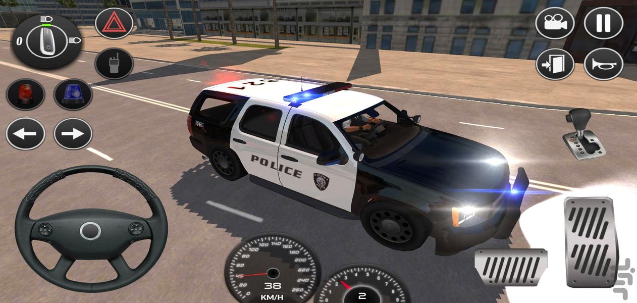 بازی ماشین پلیس جدید - عکس بازی موبایلی اندروید
