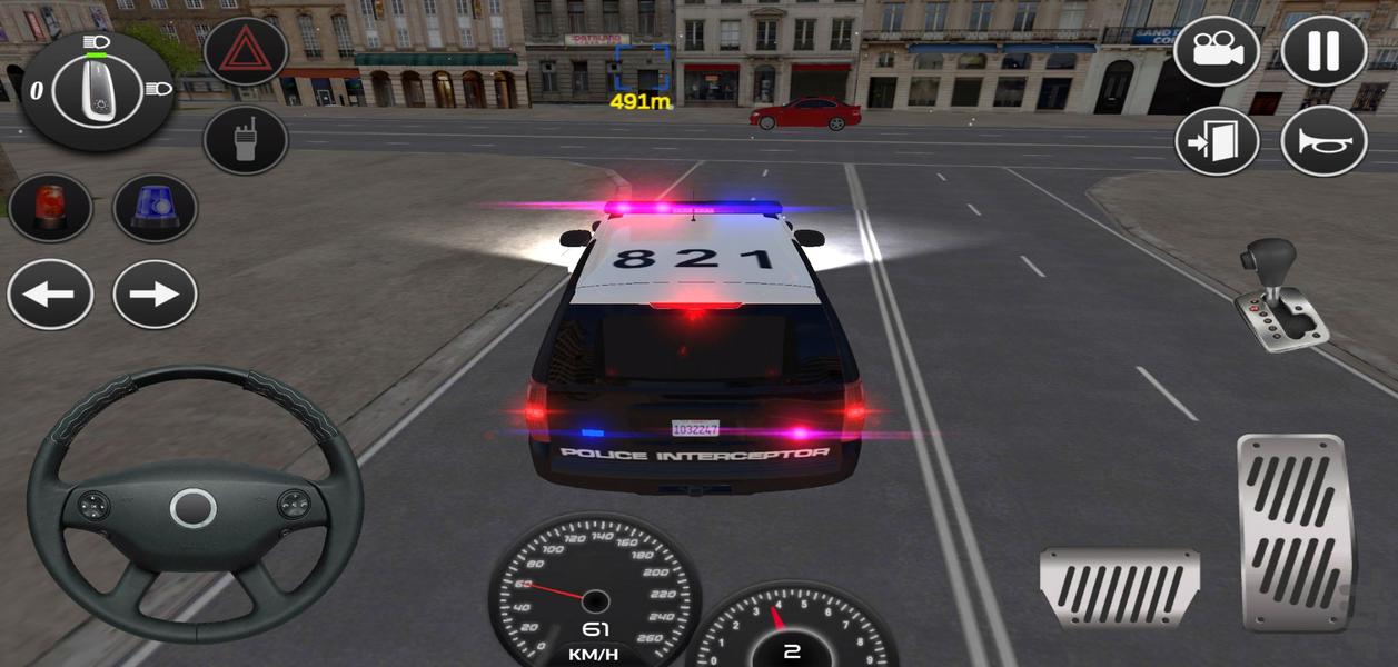 بازی ماشین پلیس جدید - Gameplay image of android game
