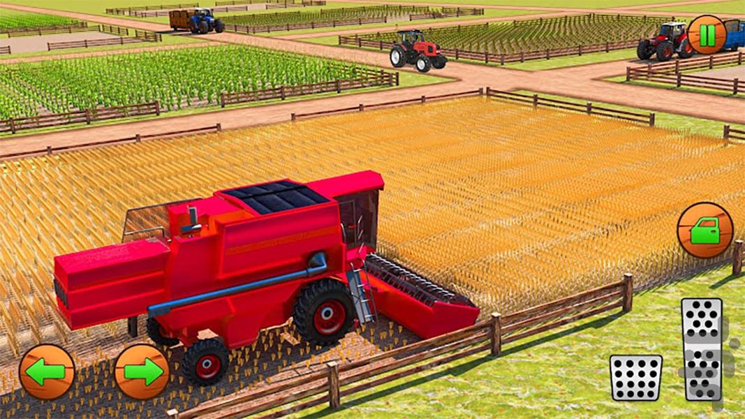 بازی جدید کشاورزی |  مزرعه داری - Gameplay image of android game