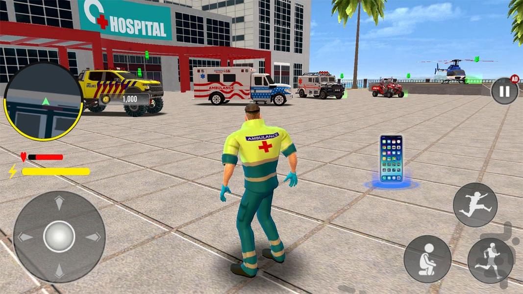 بازی امبولانس - Gameplay image of android game