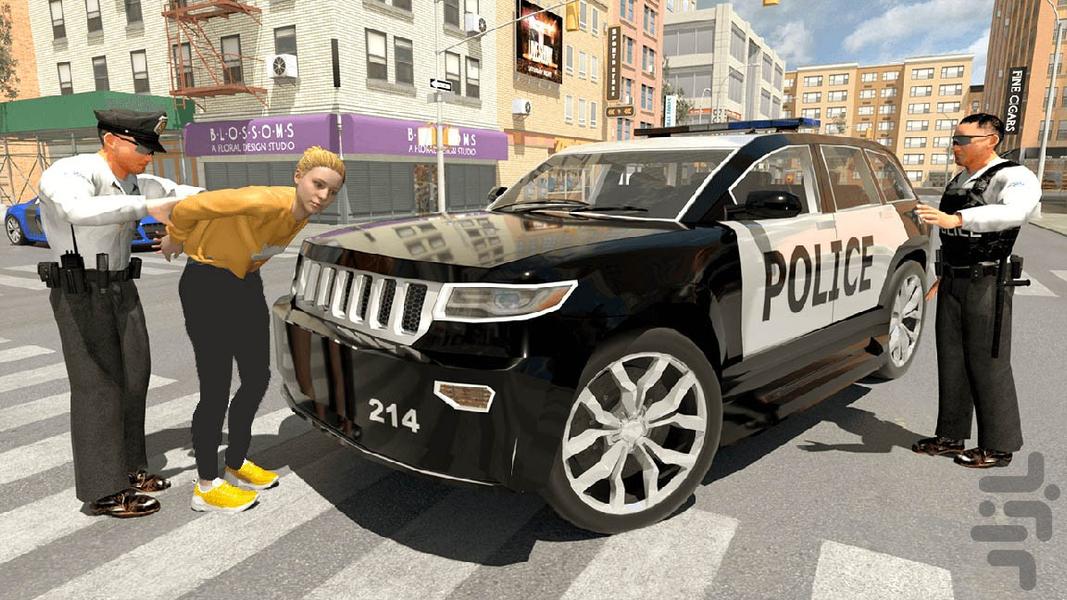 رانندگی با ون پلیس | ماشین بازی جدید - Gameplay image of android game