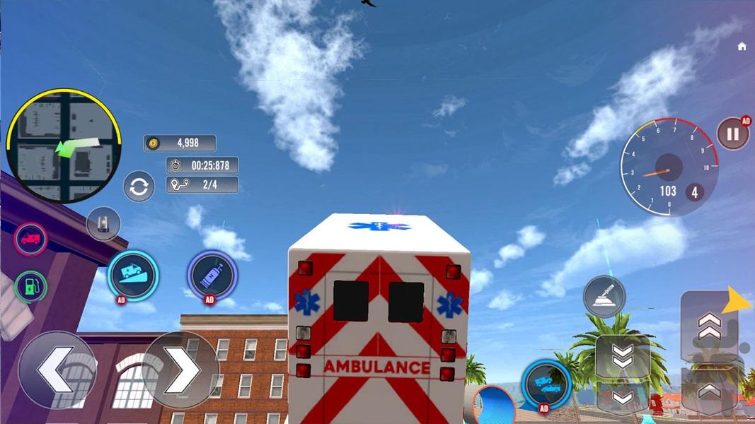 بازی امبولانس - Gameplay image of android game