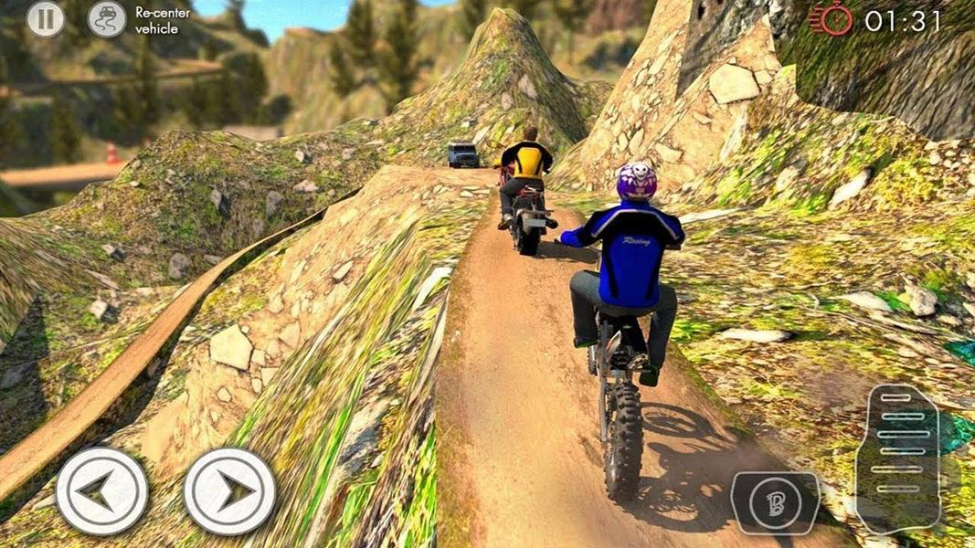موتور سواری در کوهستان | موتور بازی - عکس بازی موبایلی اندروید