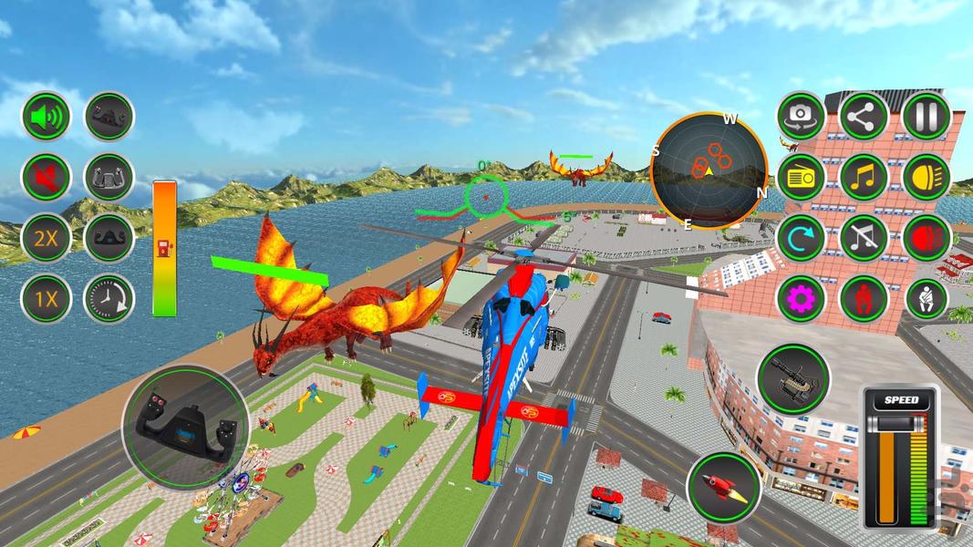 بازی هلیکوپتر - Gameplay image of android game