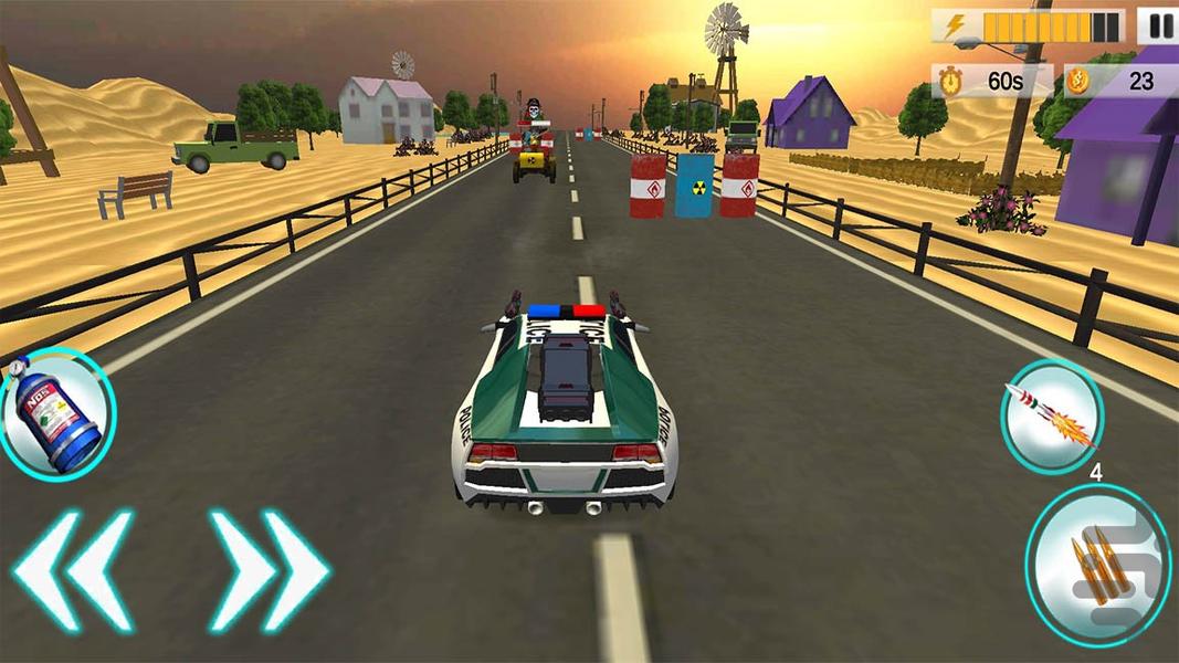 بازی ماشین پلیس جدید - Gameplay image of android game