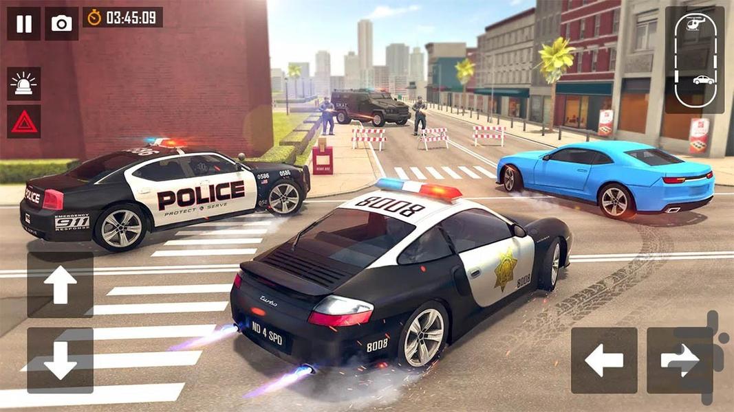 بازی ماشین پلیس - Gameplay image of android game
