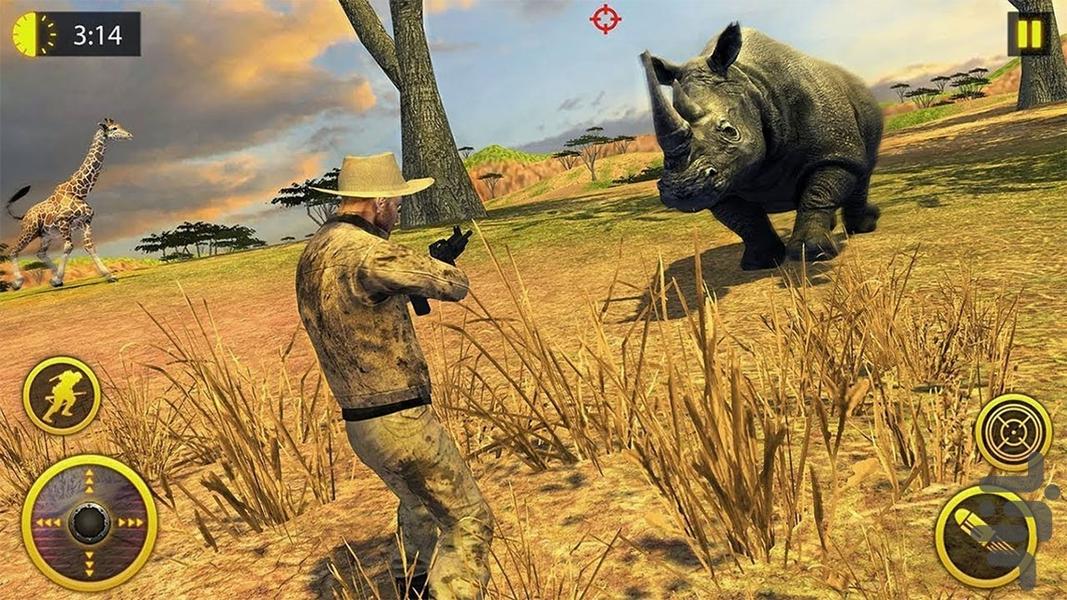 شکارچی حیوانات | تفنگ بازی - Gameplay image of android game